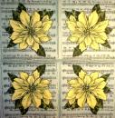 042 Weihnachten Blumen - 3-lagig - MOLCA